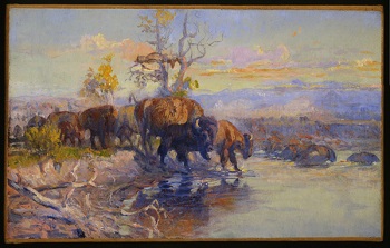 Bison painting