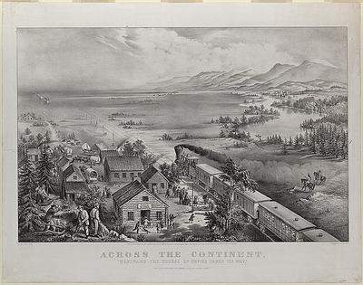 Railroad lithograph